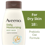 Aveeno Daily Moisturizing Body Wash for Dry & Sensitive Skin with Prebiotic Oat - Image 3