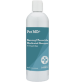 Pet MD Benzoyl Peroxide Medicated Shampoo for Dogs and Cats