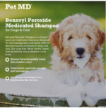 Pet MD Benzoyl Peroxide Medicated Shampoo for Dogs and Cats - Image 2