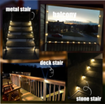 SOLPEX Solar Deck Lights Outdoor 16 Pack - Image 4