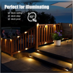 SOLPEX Solar Deck Lights Outdoor 16 Pack - Image 5